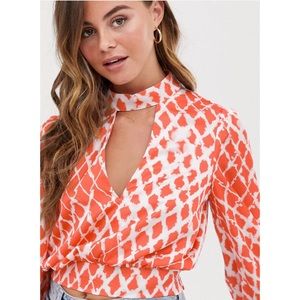 High neck blouse